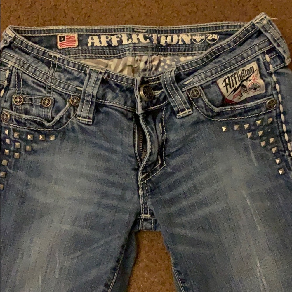 Affliction Jade Sportster Flap rush jeans